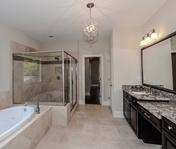 Luxury Awaits in this Master Bath in Custom East Cobb home built by Waterford Homes